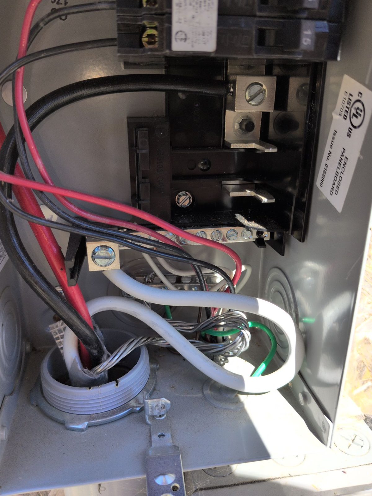 Open service panel